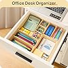 Vtopmart 25 PCS Plastic Drawer Organizers Set, 4-Size Versatile Bathroom and Vanity Drawer Organizer Trays, Storage Bins for Makeup, Bedroom, Kitchen Gadgets Utensils and Office #5
