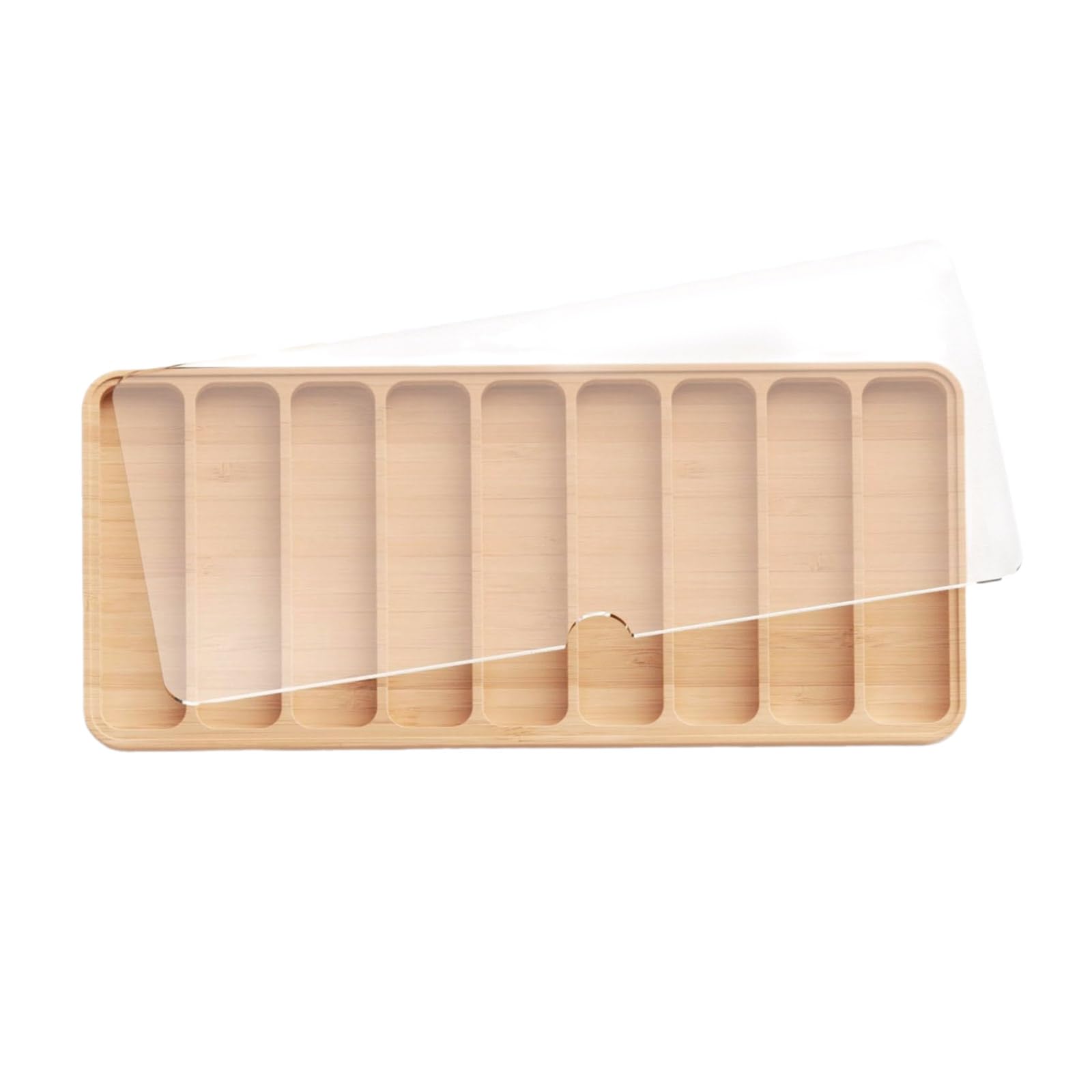 Msioytog Practical Wood Watch Box Organizers Wood Watch Display Holder with Lid for Collectors & Enthusiasts Elegant Display