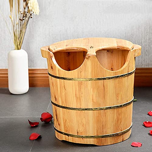 Baño de pies de madera robusto y duradero miniatura 6