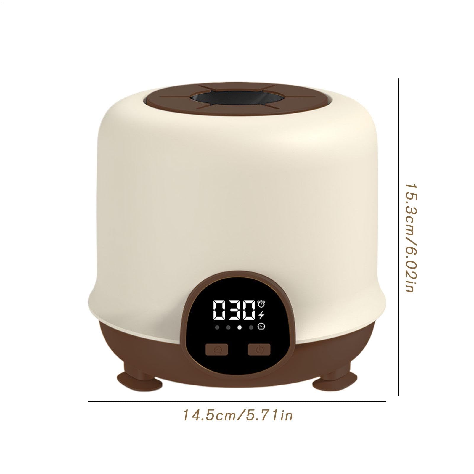 Electric Baby Milk Shaker, Automatic Bottle Mixer, Low Noise 360° Bidirectional Stirring, LED Display, (6.02x5.71x5.71 inches), Ideal for Formula Mixing, Anti-Bloating