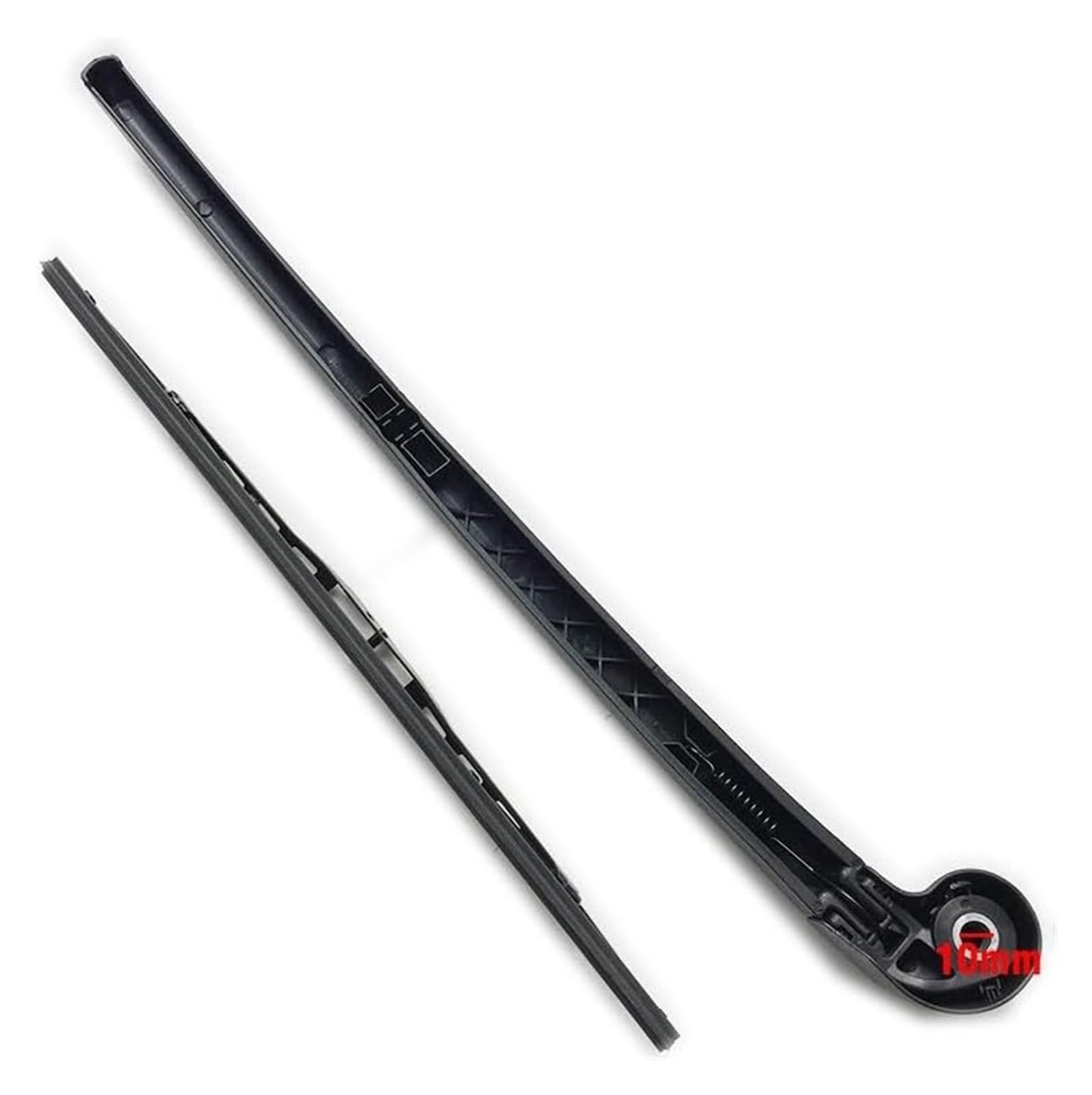 Para A3 8P HATCHBACK 2003-2008 Q7 4L 2006-2015 Escobillas Limpiaparabrisas Coche Lavadora Cepillos Repuesto Parabrisas Trasero 14" Escobilla Limpiaparabrisas Automóvil(Wiper blade and arm)