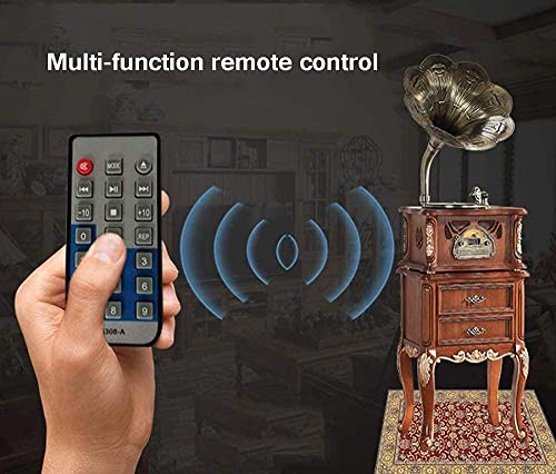 Tourne-Disque Vinyle rétro Platine avec Haut-parleurs stéréo avec Lecteur CD Radio AM/FM WiFi Control US (Tourne-Disque… - Les Beatles, Paul McCartney, John Lennon, RIngo Starr, George Harrison Tourne-Disque Vinyle rétro Platine avec Haut-parleurs stéréo avec Lecteur CD Radio AM/FM WiFi Control US (Tourne-Disque… – Image 3