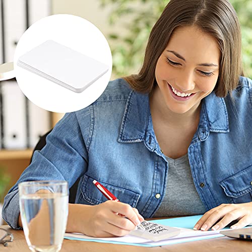 Koogel 600 Pcs Blank Business Cards, 2.2 X 3.5 Inch Blank Thick Playing Cards Index Cards Blank Cards For School Learning Memory Recipe Cards Game Card #TOP5