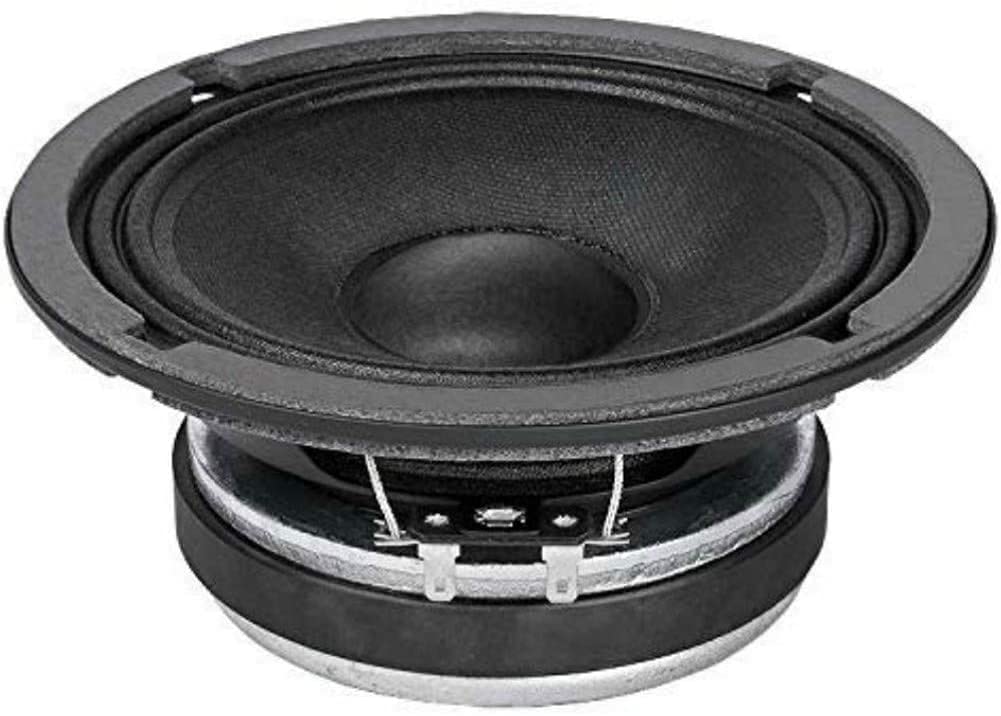 1 WOOFER FAITAL PRO 6FE200 6 FE 200 głośnik 16,50 cm 165 mm 6,5 cala średnica 130 W rms i 260 W maks. impedancja 4 omy dla automatycznej czułości 95 db, 1 sztuka + 3 darmowe naklejki