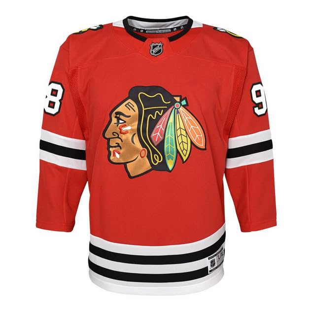 NHL Premier - Chicago Blackhawks - Connor Bedard Hockey Player Jersey - Youth (S/M) Red
