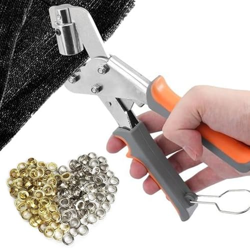 Sojuaxi グロメットツールキット | 耐久性のあるグロメットツールキット | 衣類 靴 ベルト テント 生地 タープ 革クラフトプロジェクト用プレスマシン