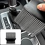 Ajxn Auto Interior Dust Brush, Car Cleaning Brushes Duster, Soft Bristles Detailing Brush Dusting Tool for Automotive Dashboard, Air Conditioner Vents, Leather, Computer,Scratch Free (Black)