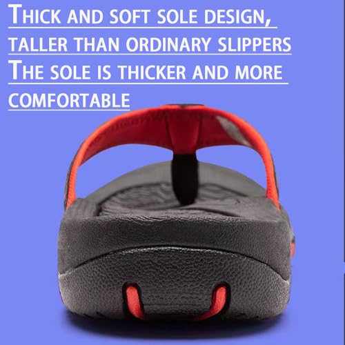 Mens Thong Sandals, Indoor and Outdoor Beach Flip Flop, Water Sandals Outdoor Athletic Thong Sandal Slippers 5