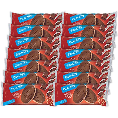 Bicentury - Tortita de arroz integral con chocolate leche (14 unidades)