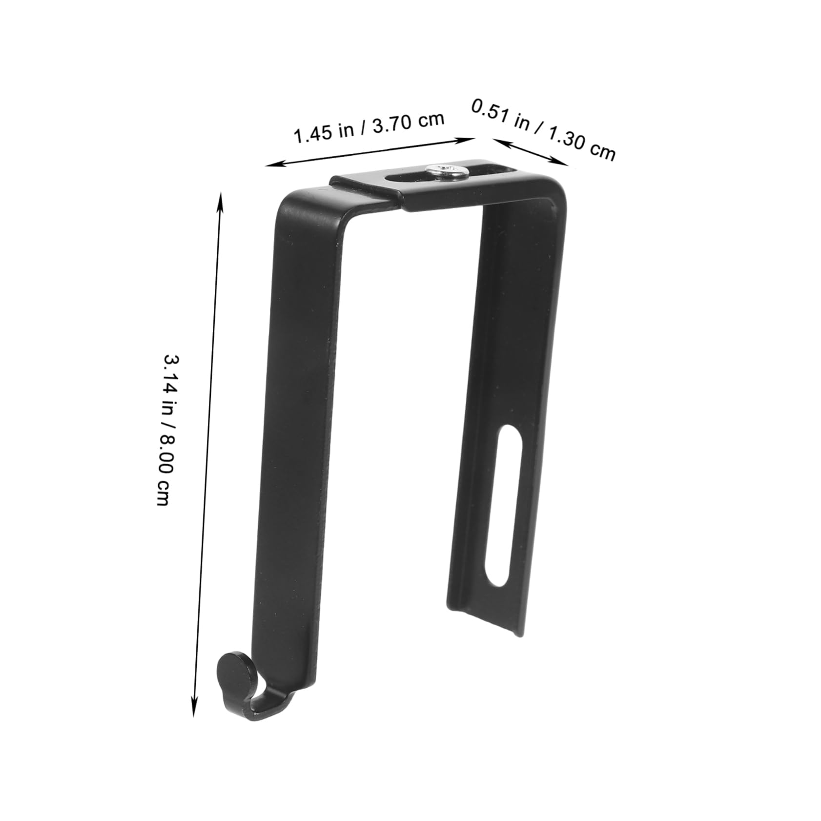 HOOTNEE 4pcs Hook Storage Hangers Bathroom Towel Hooks Over The Door Hooks Over Door Organizer Bathroom Hooks for Towels Door Back Hanger Door Mount Coat Hook Handy Hooks Black Iron