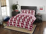 Northwest NCAA Oklahoma Sooners Unisex-Adult Bed in a Bag Set, Twin, Rotary