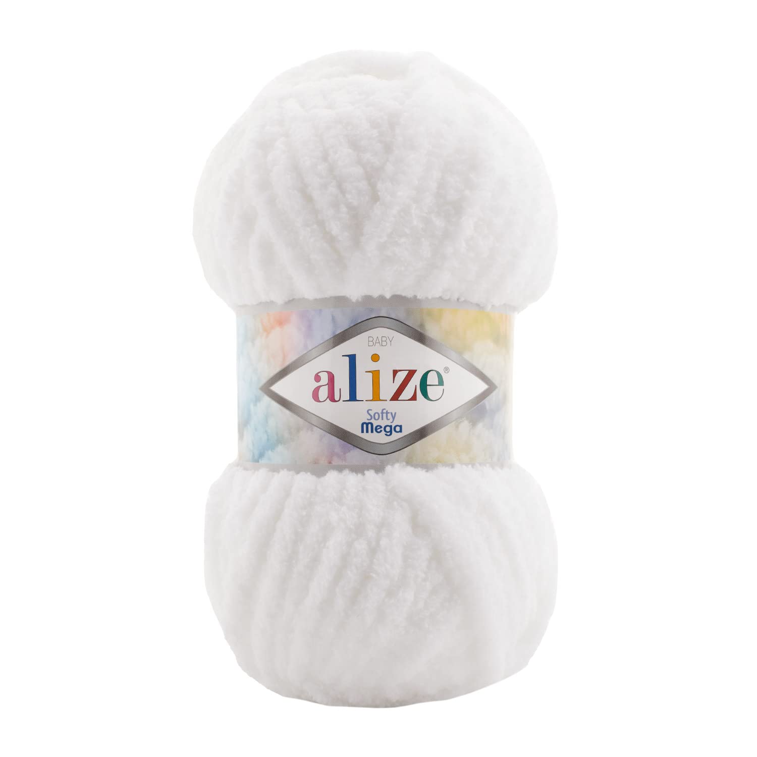 Alize Softy Mega Chunky Blanket, Scarf, Baby Knitting Crochet Yarn 100g Ball (5, 55SM) — image 1