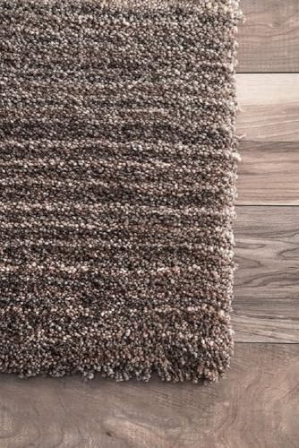 Image of Carpet for Living Room 5X7 FEET Modern Soft Shaggy Carpet Thick, Fluffy & 2 inch Pile Shag Rug for Your Kids Room, Bedroom & Livingroom (Blue Mixture)