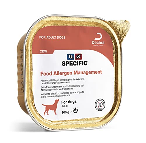 SPECIFIC® Food Allergen Management (CDW) - 6x300g - Alimento umido ipoallergenico per cani adulti con agnello e riso - Senza glutine - DECHRA Veterinary Products