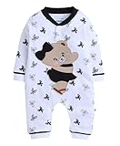 BUMZEE White Girls Full Sleeves Trendy Sleepsuit Age - 0-3 Months (Peb9092B-wht)