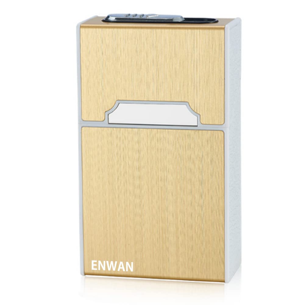 Amazon.co.jp: ENWAN ライター付きタバコケース 20本収納 電熱式