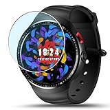 Puccy 3 Pack Anti Blue Light Screen Protector Film, Compatible with LEMFO LES1 Smartwatch smart watch TPU Guard （ Not Tempered Glass Protectors ）