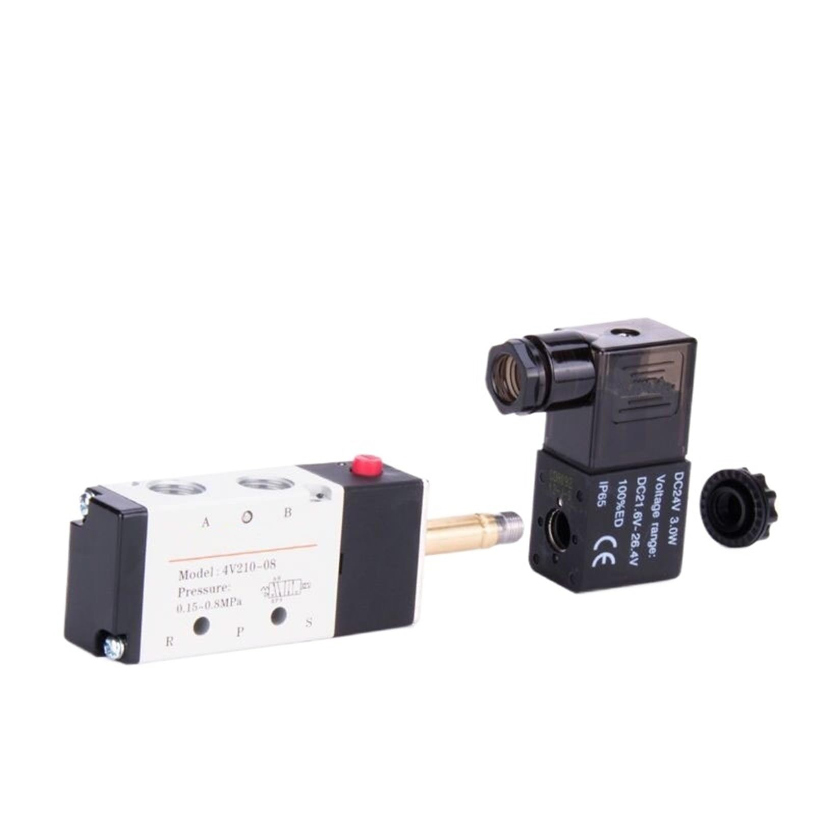 Électrovanne pneumatique 5 voies pour stopper les fuites d'air en 220V