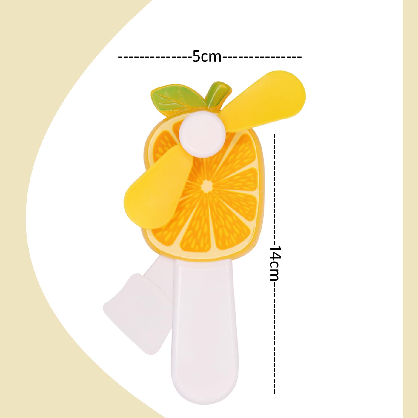 EKAN Set of 2 Hand Press Mini Fan Toy, Small Portable Fan with Mist for kids Boys and Girls (Multicolor)