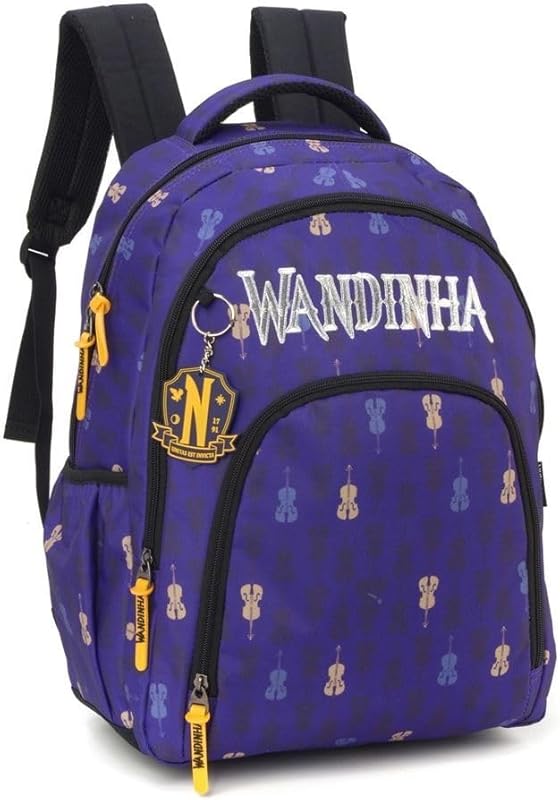Mochila Costas Laptop Juvenil Escolar Wandinha Addams Luxcel em oferta na Shopee Mochila Costas Laptop Juvenil Escolar Wandinha Addams Luxcel em oferta na Shopee