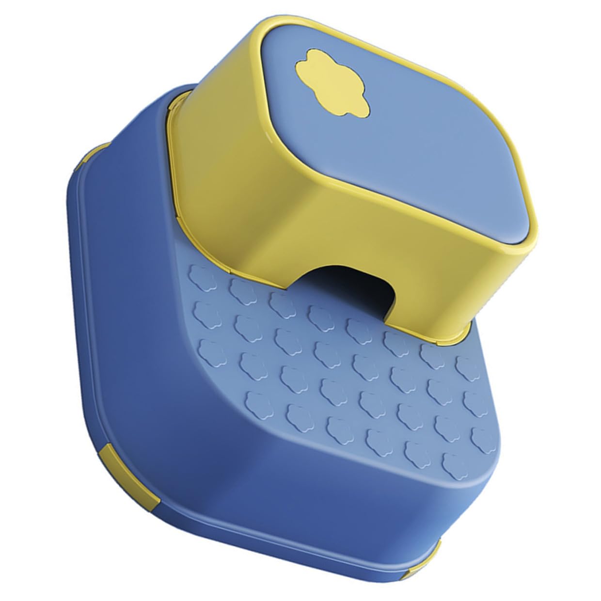 Gatuida Sgabello per Bagno Bambino Bambina in Materiale Pp Spesso, Forma Tonda Compatta e Pratica, Scala per Bambini come Sgabello per Cambio Scarpe e Uso Quotidiano