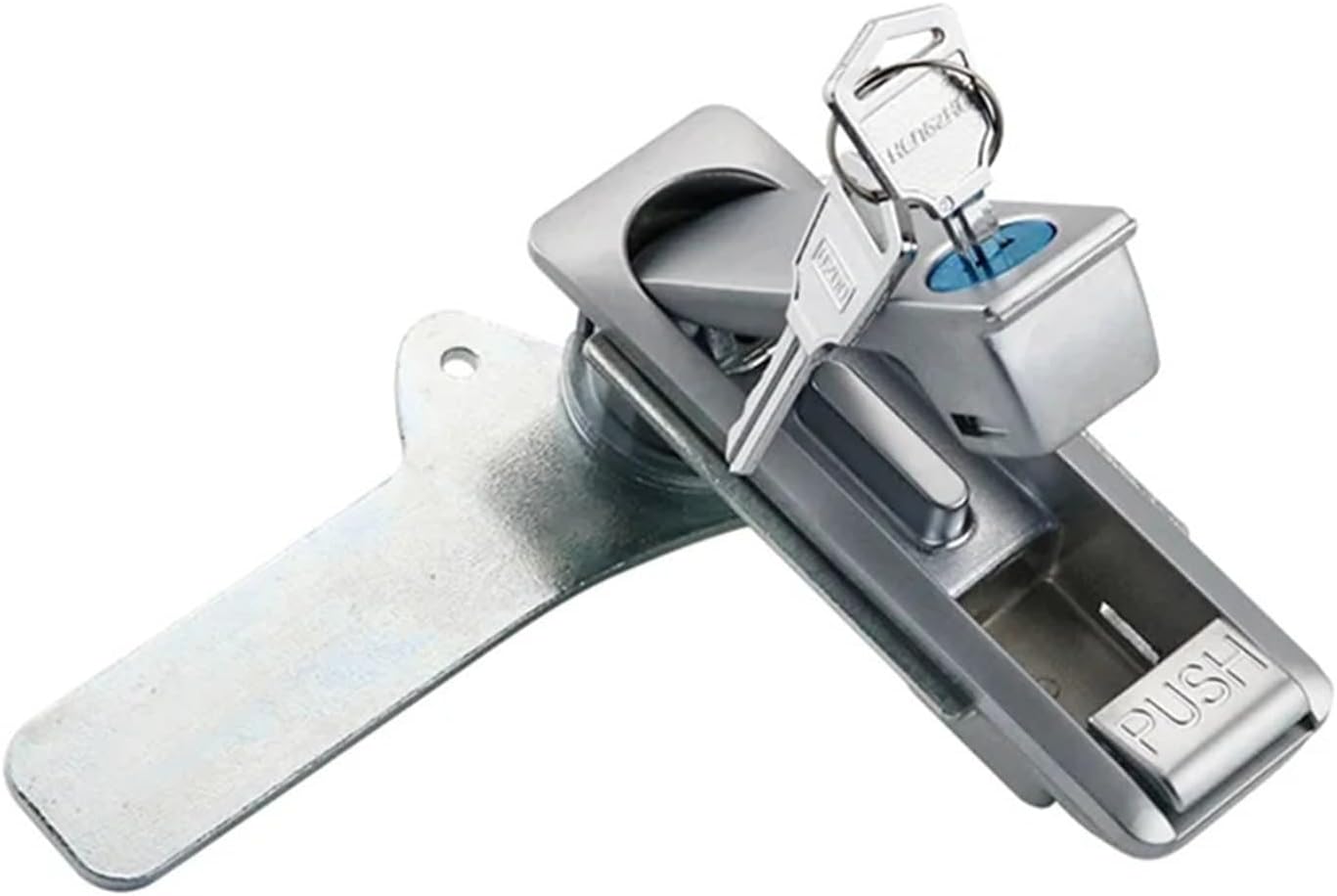 Zinc Alloy Flat Lock for Industrial Electrical Automation Stamping Bounce Machine Equipment Cabinet(Small)