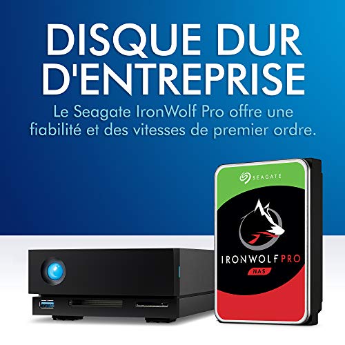 LaCie 1big Dock HDD, 8To, Station d'accueil disque dur externe, pour PC Mac iPad & iPhone, Data Rescue Service (STHS8000800)