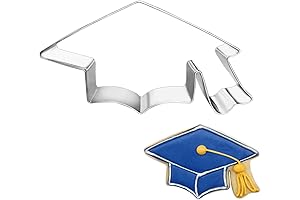 3.5-inch Graduation Cap Cookie Cutter: Savor Sweet Success in 2024