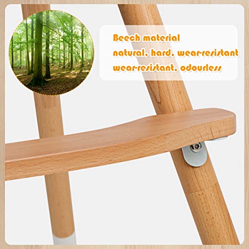 Maxmass Adjustable Baby High Chair, Toddler Dining Seats with 5-Point Safety Belt, Removable Tray, PU Cushion and Beech Feet, Booster Seats for 6 Months to 3 Years - Image 5
