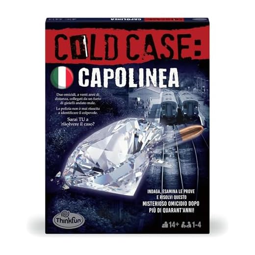 ThinkFun - Cold Case 4: Escape Room | Giochi Da Tavolo Adulti | Risolvi Il Caso Gioco | Escape Room Gioco Da Tavolo | Caso Da Risolvere In Italiano | Edizione Italiana