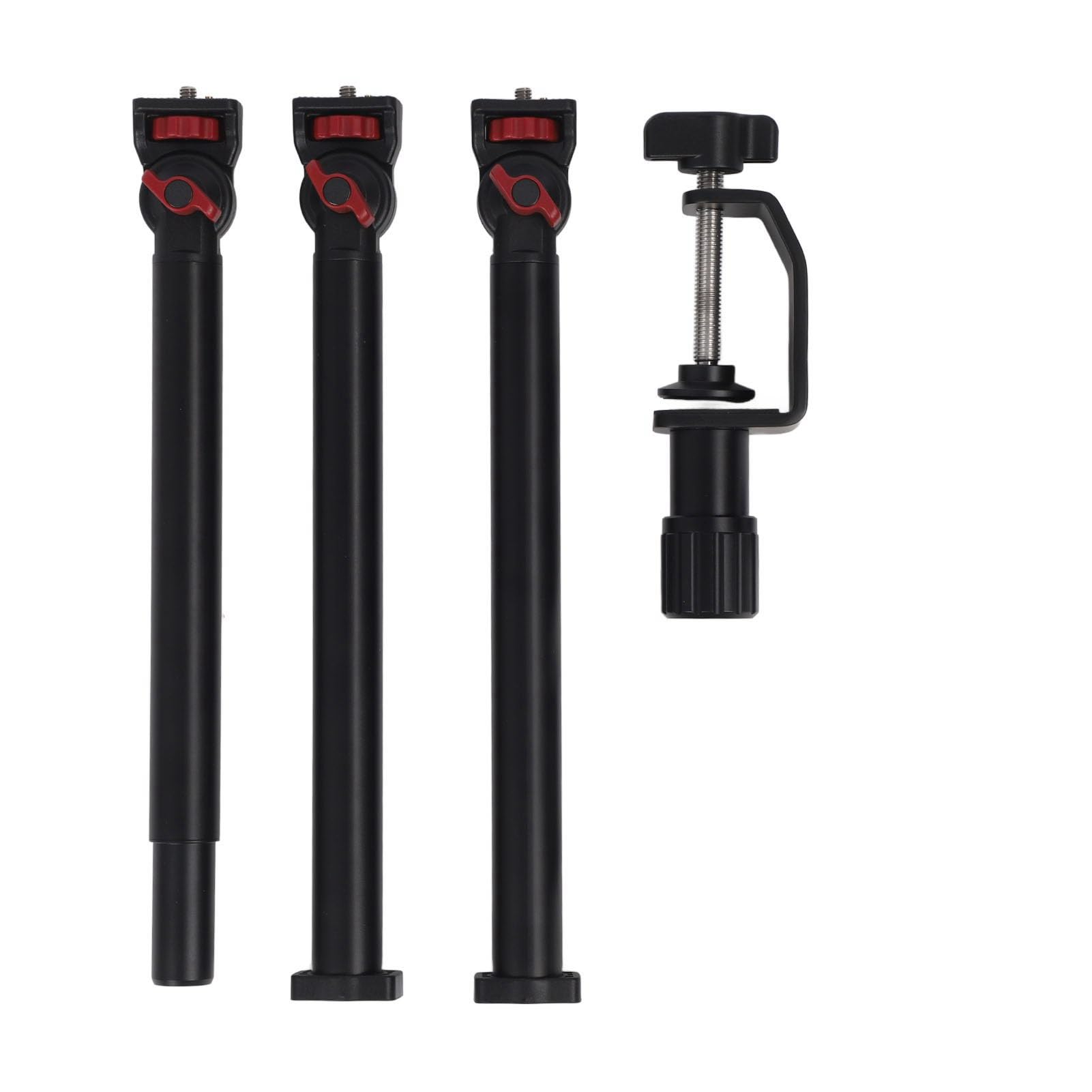 Alomejor Adjustable Overhead Camera Mount, Detachable Articulating Arm | Alluminio resistente, carico massimo 7,2 libbre, adatto per DSLR, webcam
