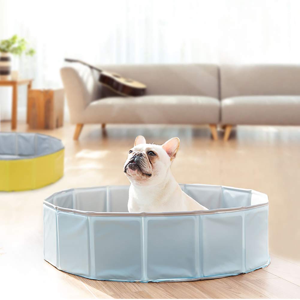 Piscine Pliable pour Animaux De Compagnie Pataugeoire pour Chiens Piscine pour Chien Baignoire pour Chats Piscine Pliante pour Enfants pour Extérieur Intérieur