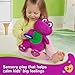 Barney’s World Toddler Toy Sensory Barney 12.75-Inch Plush with Fidget Activity & Textured Details for Kids Ages 2+ Years