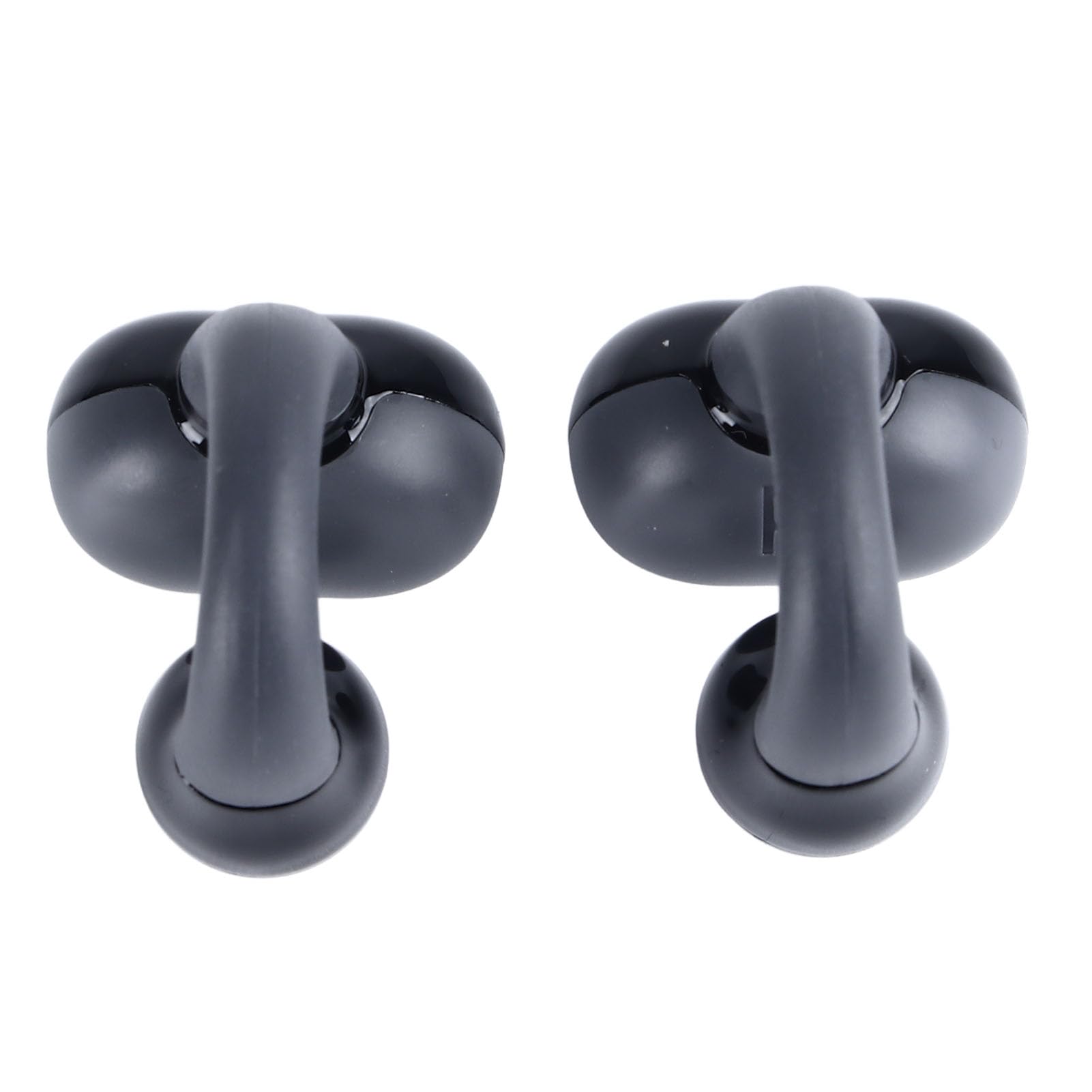 Bewinner Auricolari Wireless Clip per Orecchio Cuffie a Conduzione Ossea Bluetooth 5.3 Cuffie Auricolari Aperte con Custodia di Ricarica per Sport Corsa Allenamento in Bicicletta (BLACK)