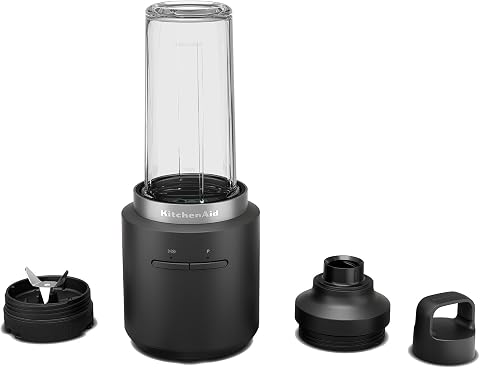 KitchenAid Go 5KSBR256BM Kablosuz Mini Blender Bataryalı Siyah
