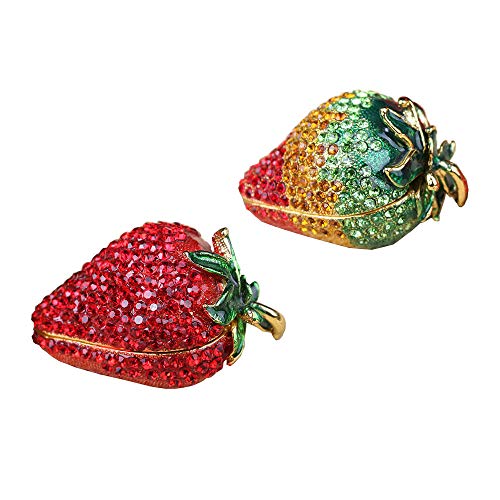 Artisanat décoration maison avec cette statue fraise boîte de rangement