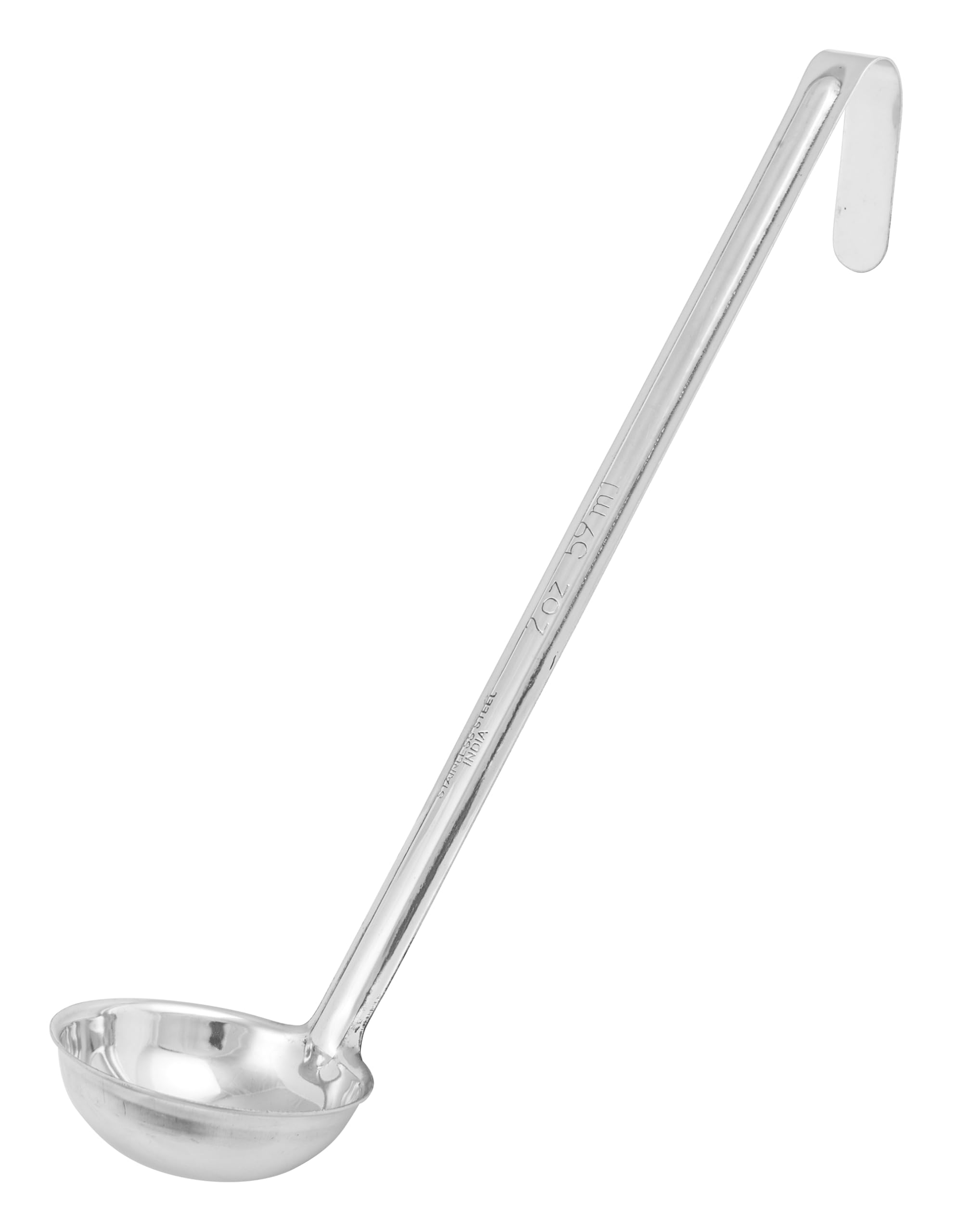 2 oz One Piece Steel One-Piece Ladle by Winco – 2 Ounce, Stainless Steel, Stainless, Model LDI-2