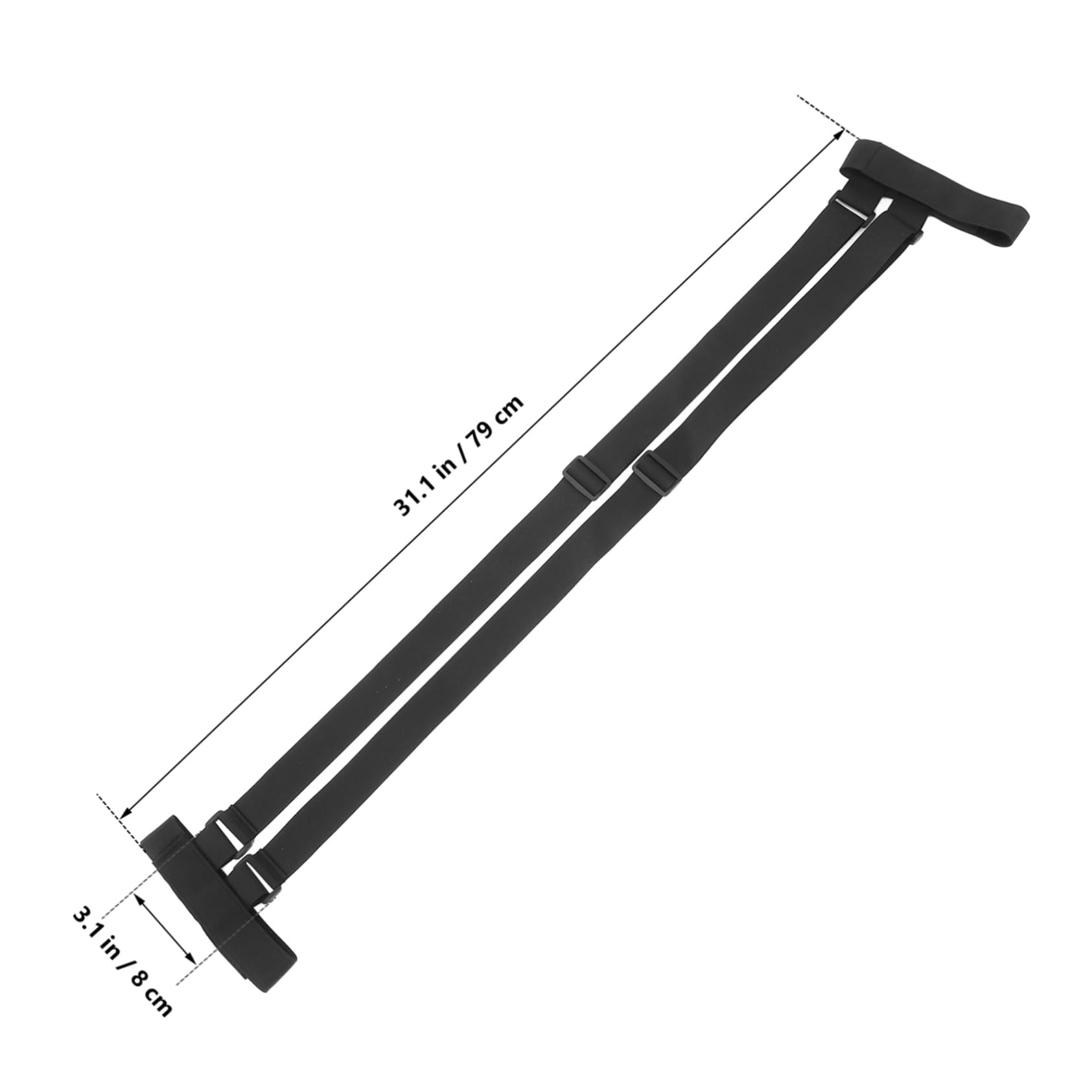 SOLUSTRE Skateboard Sling Shoulder Carrier Snowboard Backpack Adjustable Shoulder Carry Strap for Outdoor Sports Accessories