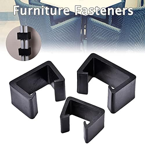 8 PCS Wicker Furniture Clips Chair Couch Clamps Fasteners, Plastic Anti-Slip Sofa Clips Rattan Heat Resistant, For Outdoor Indoor Patio Garden Wicker Rattan Lightweight Furniture, 4.25cm, 5.25cm, 6cm