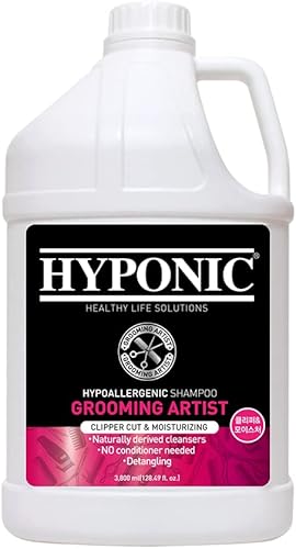 Miniatura 5 de HYPONIC Grooming Artist Shampoo - Champú hipoalergénico para mascotas para peluqueros (limpieza profunda y volumen (1 galón))