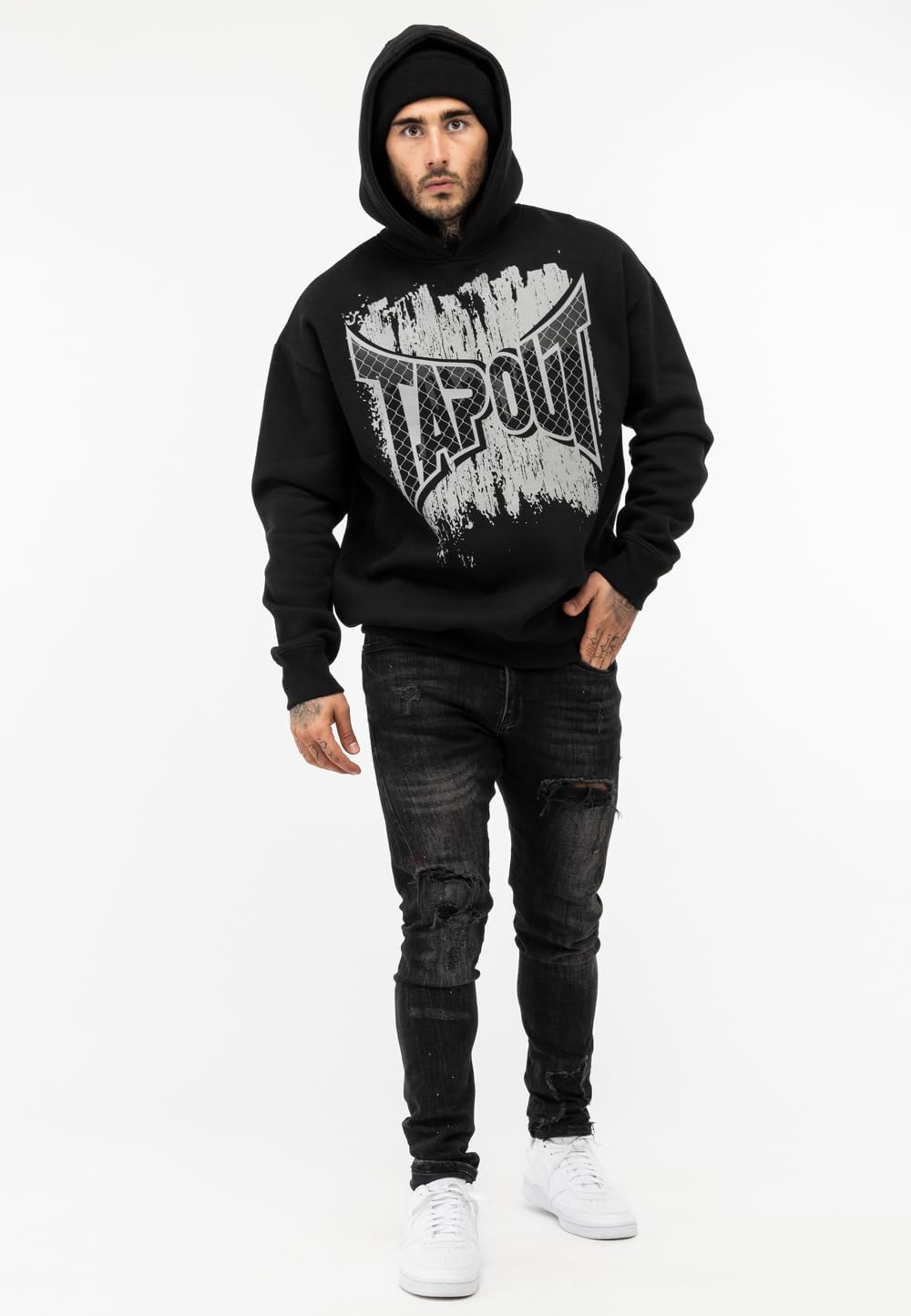 Tapout Cappuccio CF Felpa con Uomo