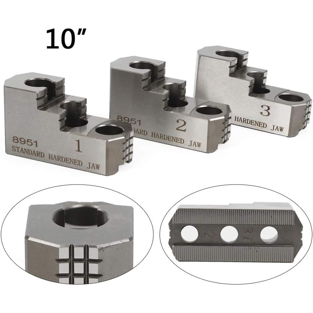 Griffe temprate 10 pollici 3 pezzi reversibili doppio gradino tipo B-210,Si