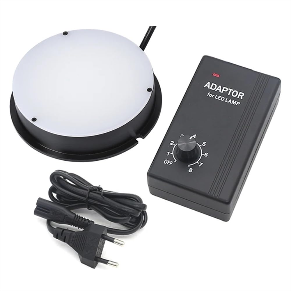 For microscopio monocular estéreo Fuente de luz LED inferior 116 PCS Cuentas Lámpara anillo 7W Iluminación ajustable, Iluminadores Repuestos para microscopios de laboratorio