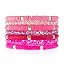 Sparkly & Coin Bead Ombre 7 Layer | Pink