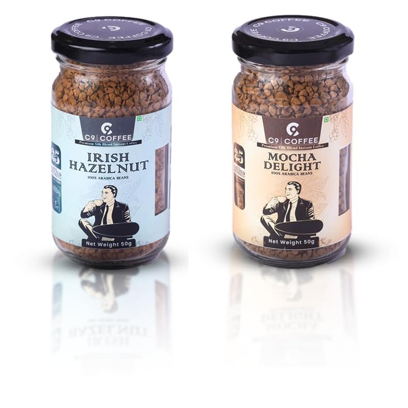 C9 Instant Irish Hazelnut & Mocha Delight Coffee Combo | 100