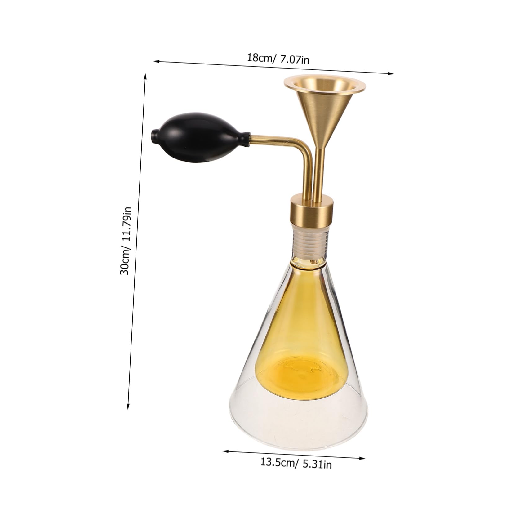 FRCOLOR Diffusore di Fragranze per Spa in Vetro Compatto Oli Essenziali Intercambiabili, Design Raffinato e Adatto per Uso Quotidiano Aromatico