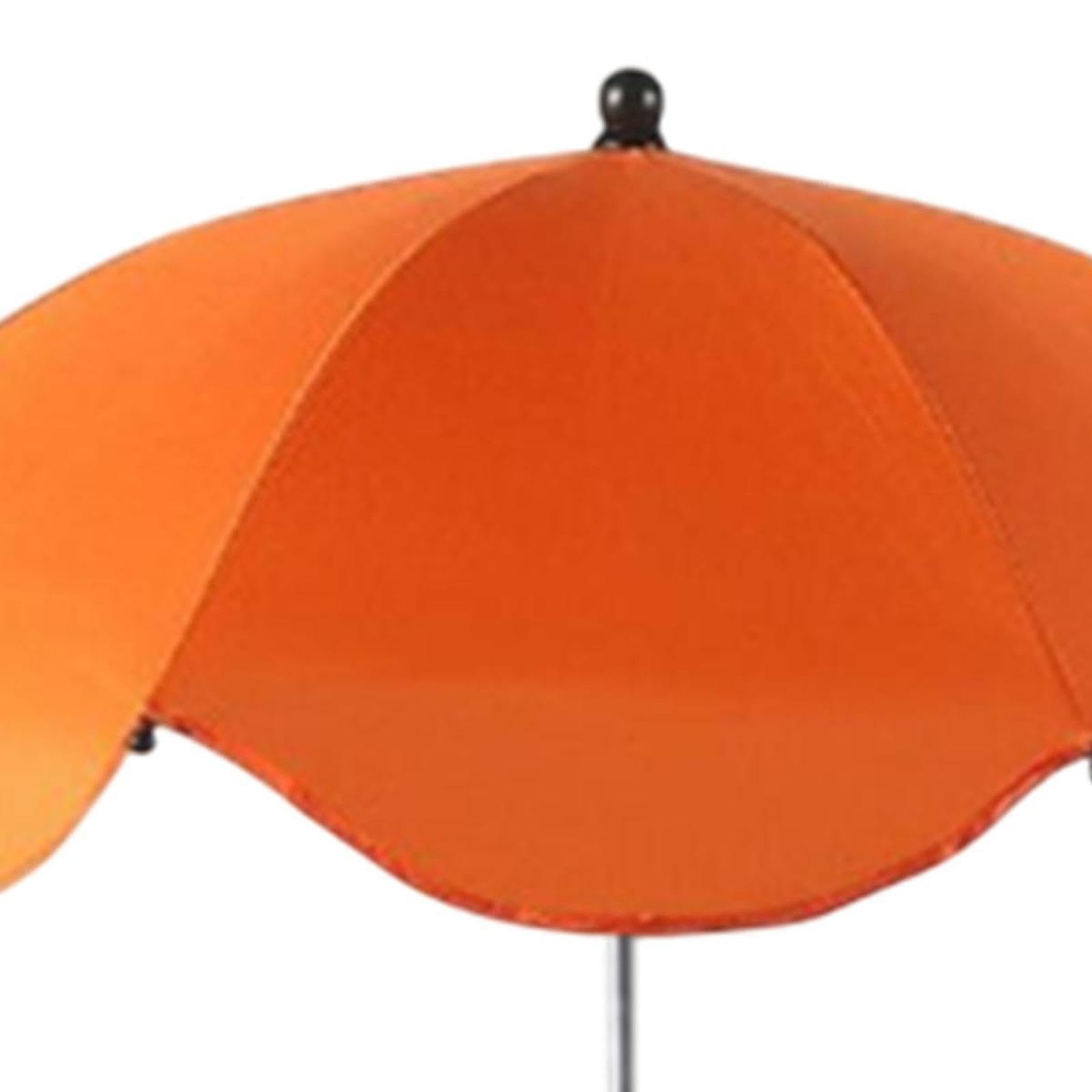 Baoblaze Höhenverstellbarer Pflanzenschirm, Garten Regenschirm Schatten für Pflanzen im Freien, Leichter Baldachin Pflanzenabdeckung für Blumen Pflanzer Topfpflanzen Gartenbetten, Orange Gelb