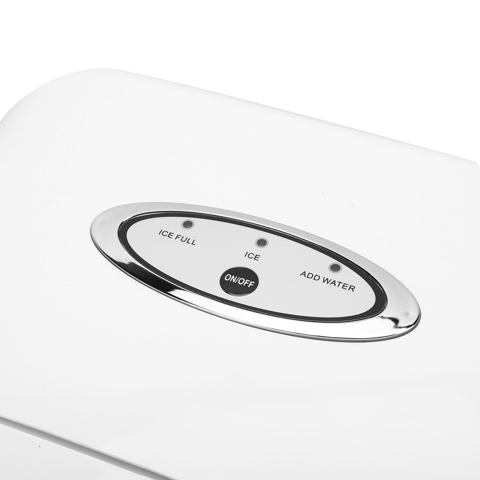 Maker di Ghiaccio da Banco, Macchina per Produttore di Ghiaccio Rotondo Automatico con Cesto e Scoop, Piccolo Produttore di Ghiaccio Portatile per Casa, (Spina UE 220V 60HZ)