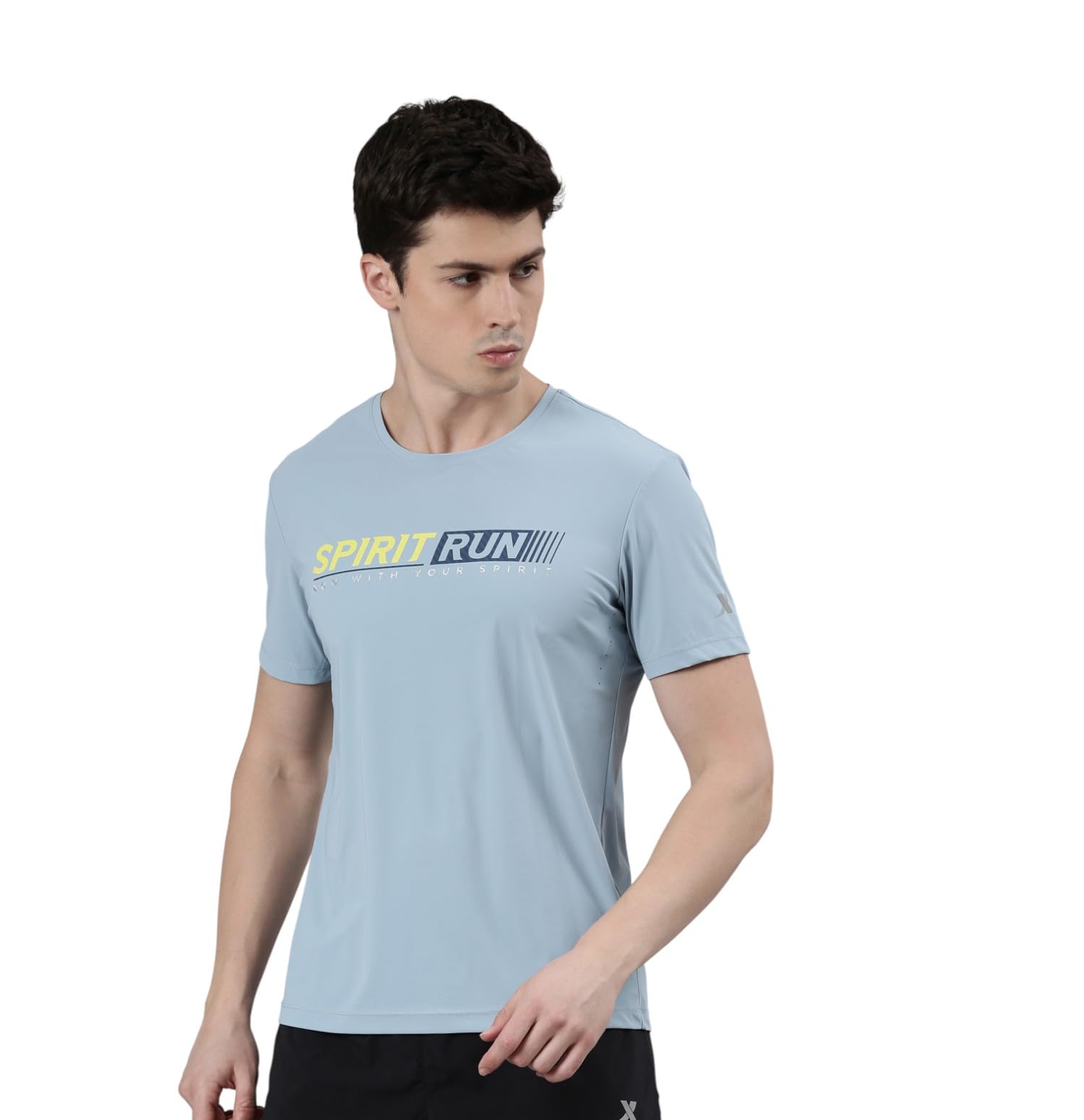 XTEP Men's Sports T-Shirt with Stretchy & Lightweight Polyamide, Comfortable Short-Sleeve Tee for Gym and Running, Stylish Activewear for Workouts-picture-14