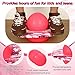 WinnerWhy Pogo Trick Ball for Kids, Up to 160lbs, Pogo Stick Jumper for Boys Girls Balance Bounce Board Ball with Pump Safe Fun Indoor Outdoor Gift Toy for Christmas(Pink, White,Cute Style)